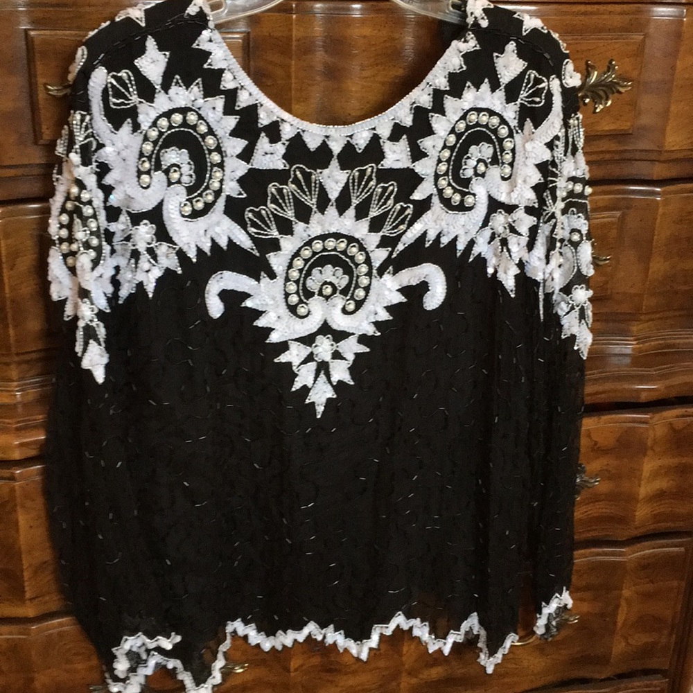 Dressy top and matching dressy skirt